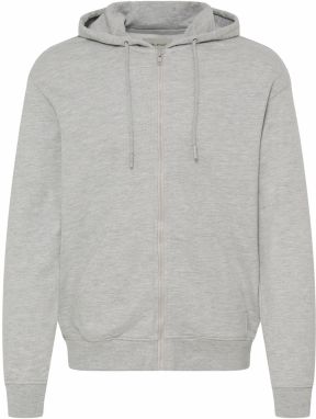 BLEND Tepláková bunda 'BHBRODY'  sivá melírovaná