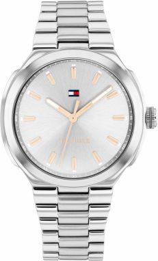 TOMMY HILFIGER Analógové hodinky 'GEORGIA'  zlatá / strieborná