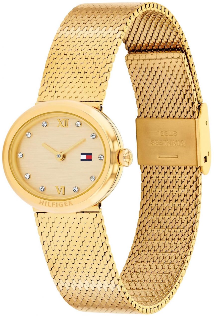 TOMMY HILFIGER Analógové hodinky 'MOIRA'  zlatá