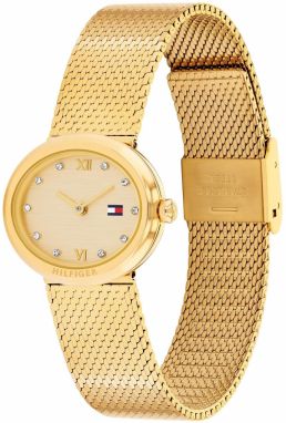 TOMMY HILFIGER Analógové hodinky 'MOIRA'  zlatá