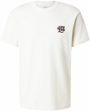 Lee Tričko  vínovo červená / šedobiela