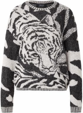 Marc Cain Sveter  sivá / čierna