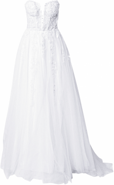 LUXUAR Večerné šaty  slonová kosť