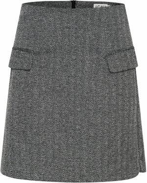 ICHI Sukňa 'IHKate'  čierna / biela