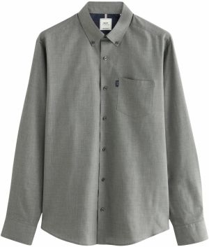 Next Košeľa  sivá melírovaná