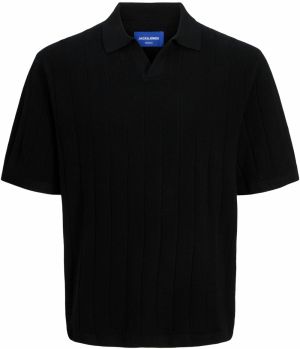 JACK & JONES Sveter  čierna