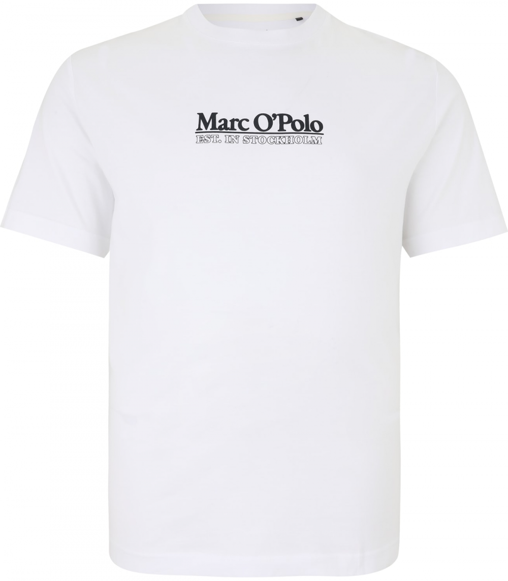 Marc O'Polo Tričko  čierna / biela