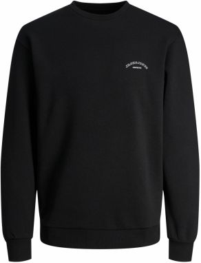 Jack & Jones Plus Mikina 'JJCOLLEGE'  čierna