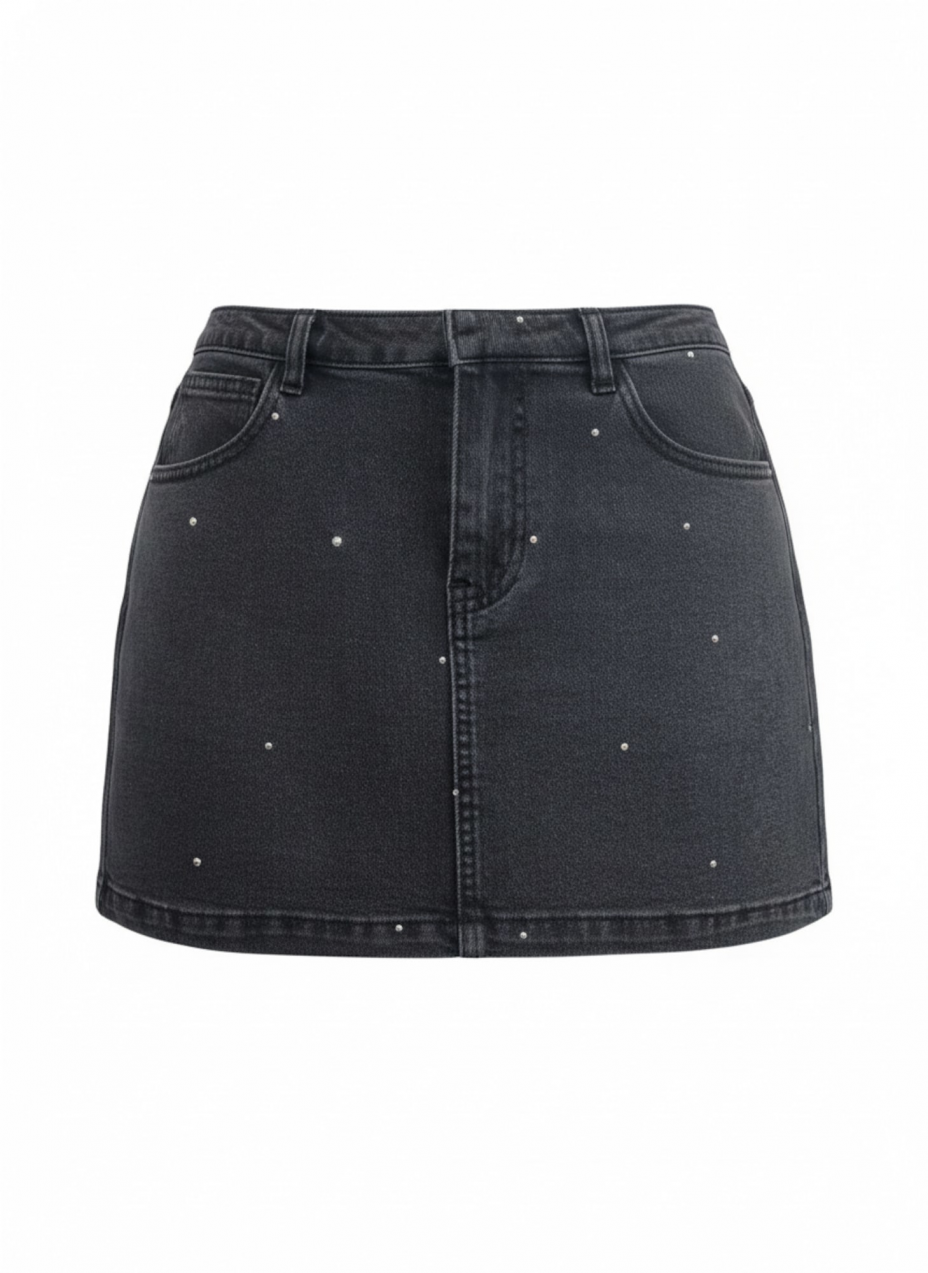 studioselect Sukňa 'Romina'  čierny denim