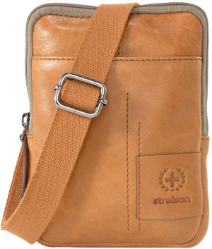 STRELLSON Taška cez rameno 'Hyde Park'  hnedá / sivá