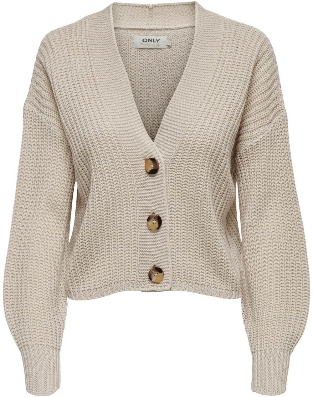 ONLY Oversize kardigán 'ONLCarol'  sivobéžová