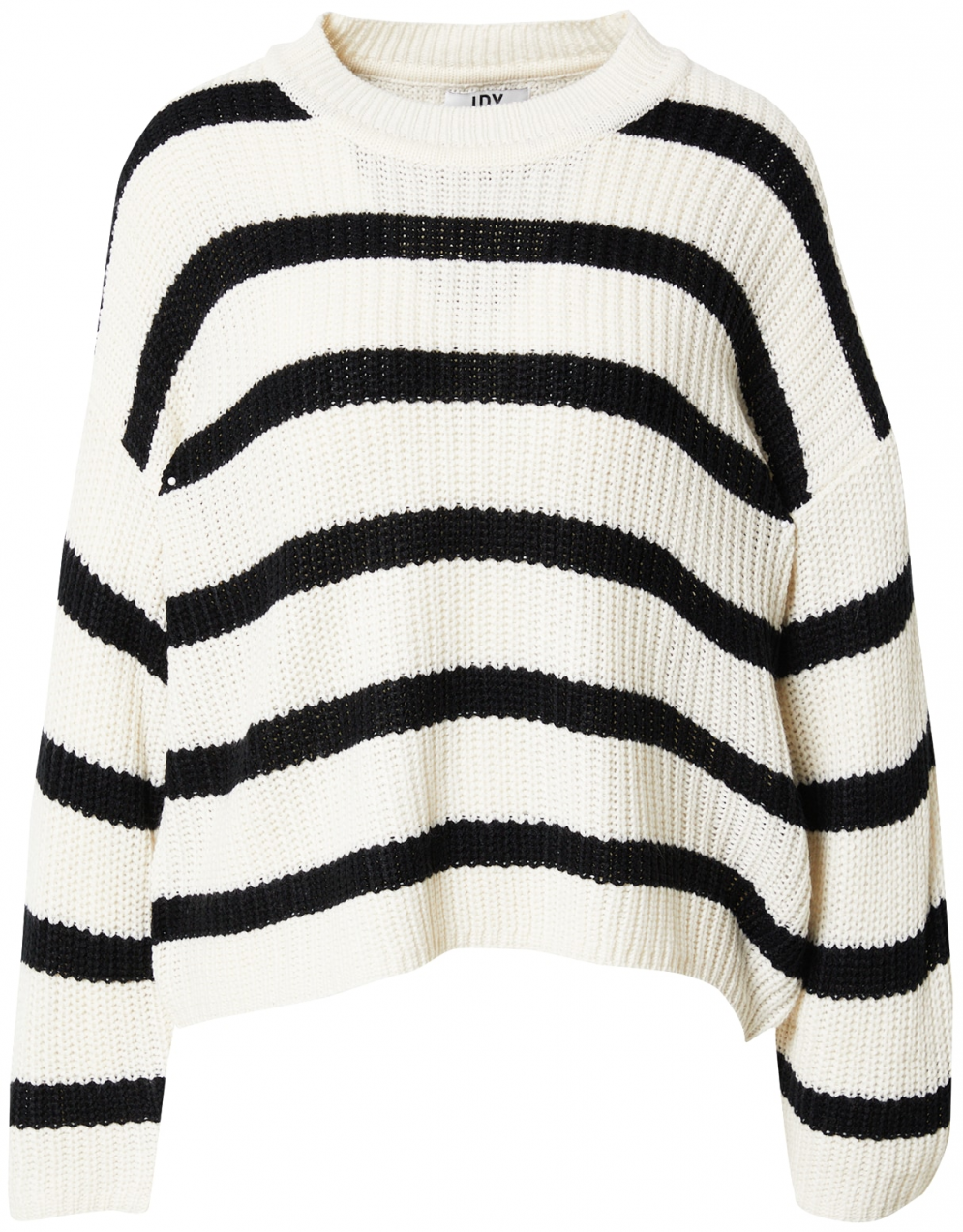 JDY Oversize sveter 'JDYJusty'  krémová / čierna