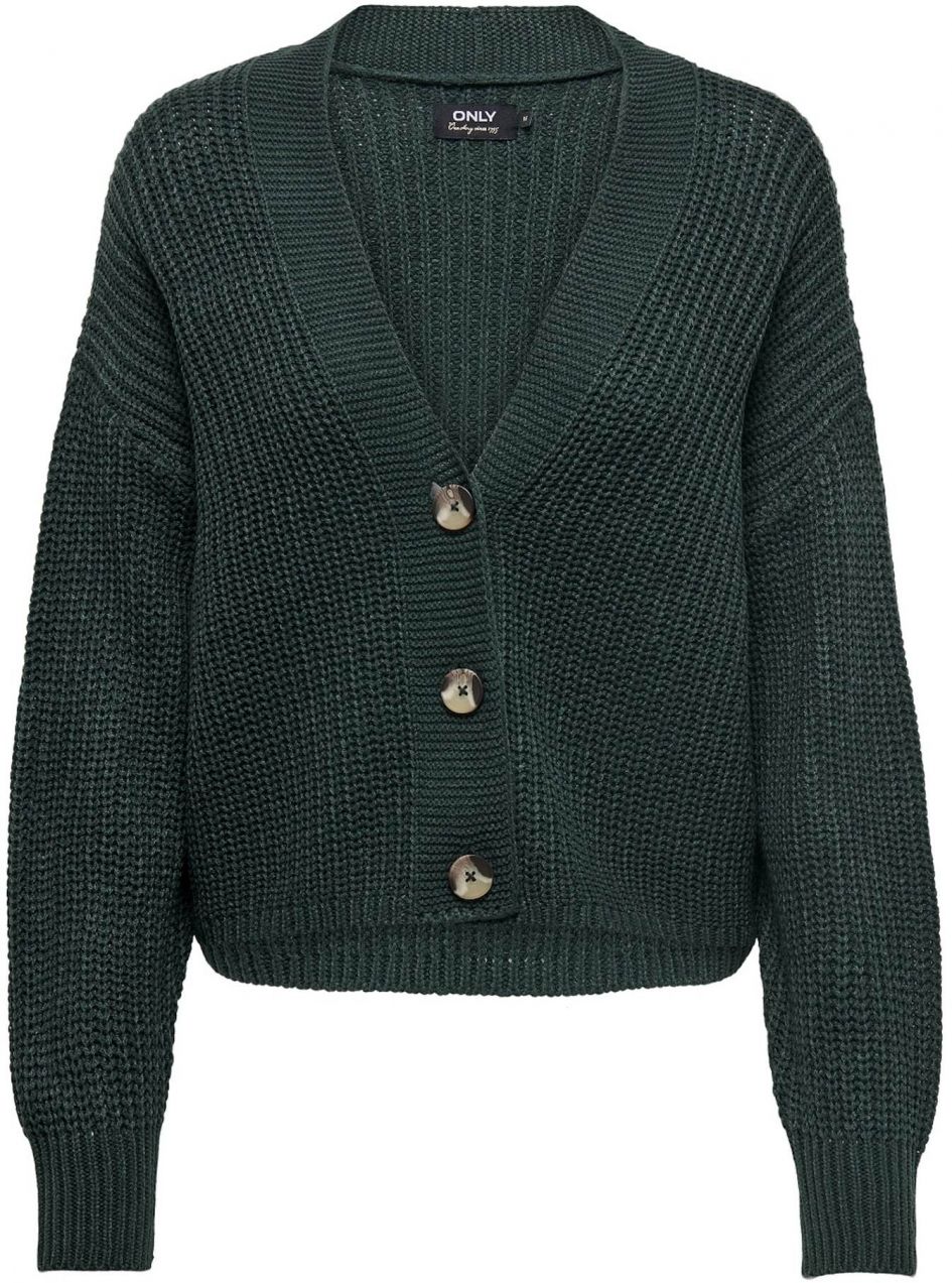 ONLY Oversize kardigán 'ONLCarol'  tmavozelená