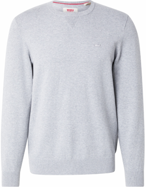 LEVI'S ® Sveter 'Housemark'  sivá melírovaná