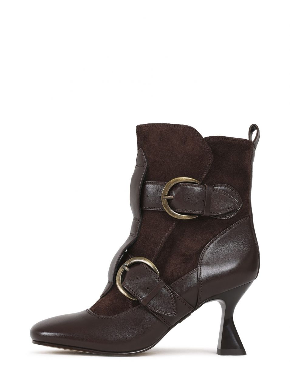 BRONX Členkové čižmy 'Xar-A'  čokoládová