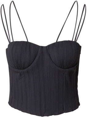 ABOUT YOU x Laura Giurcanu Top  čierna