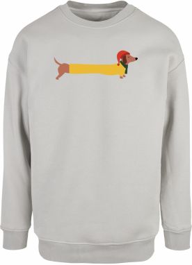 Merchcode Mikina 'Christmas Dog'  hnedá / žltá / sivá