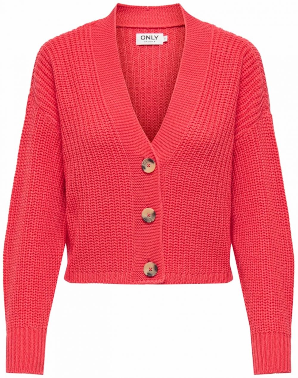 ONLY Oversize kardigán 'ONLCarol'  ohnivo červená