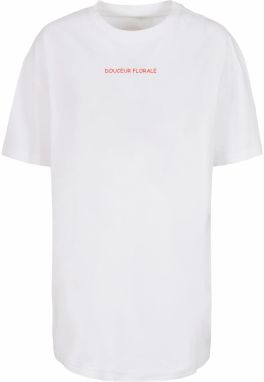 Merchcode Tričko 'Douceur Florale'  svetlooranžová / ružová / červená / biela