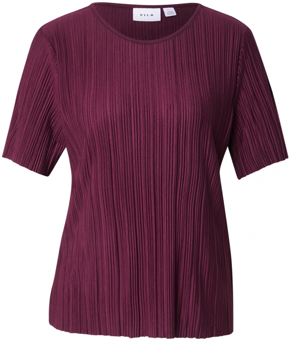 VILA Tričko 'VIPlisa'  cyklaménová