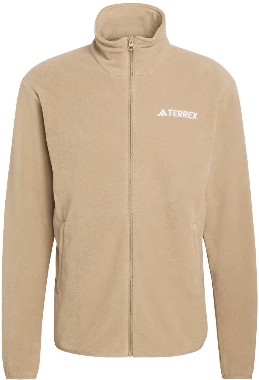ADIDAS TERREX Funkčná flisová bunda 'Multi Essentials'  béžová / biela