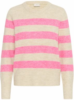 Kaffe Sveter 'KAniel'  tmavošedá / ružová