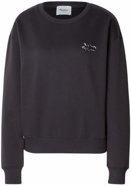 Pepe Jeans Mikina 'LETHA'  sivá / čierna / biela