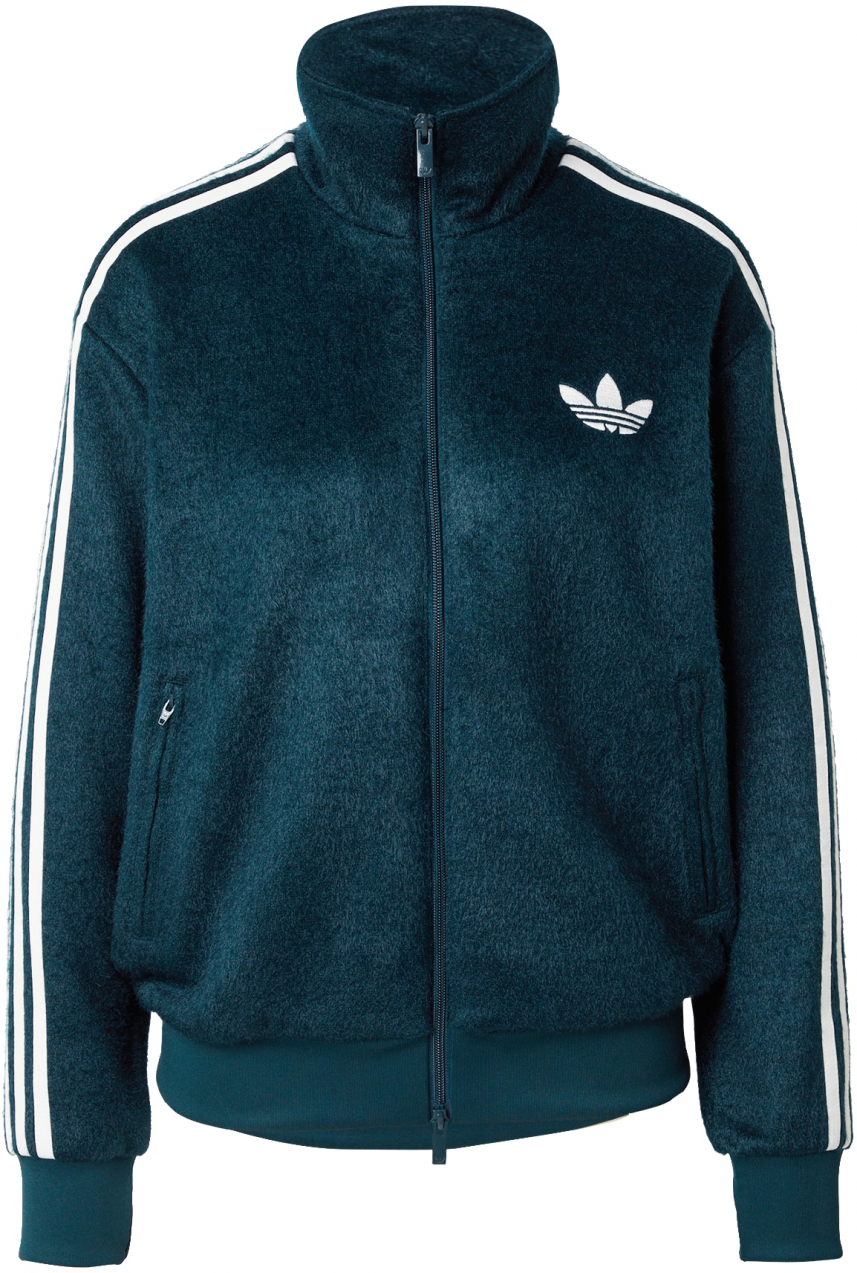 ADIDAS ORIGINALS Prechodná bunda  smaragdová / biela