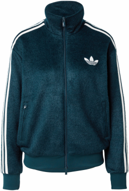 ADIDAS ORIGINALS Prechodná bunda  smaragdová / biela