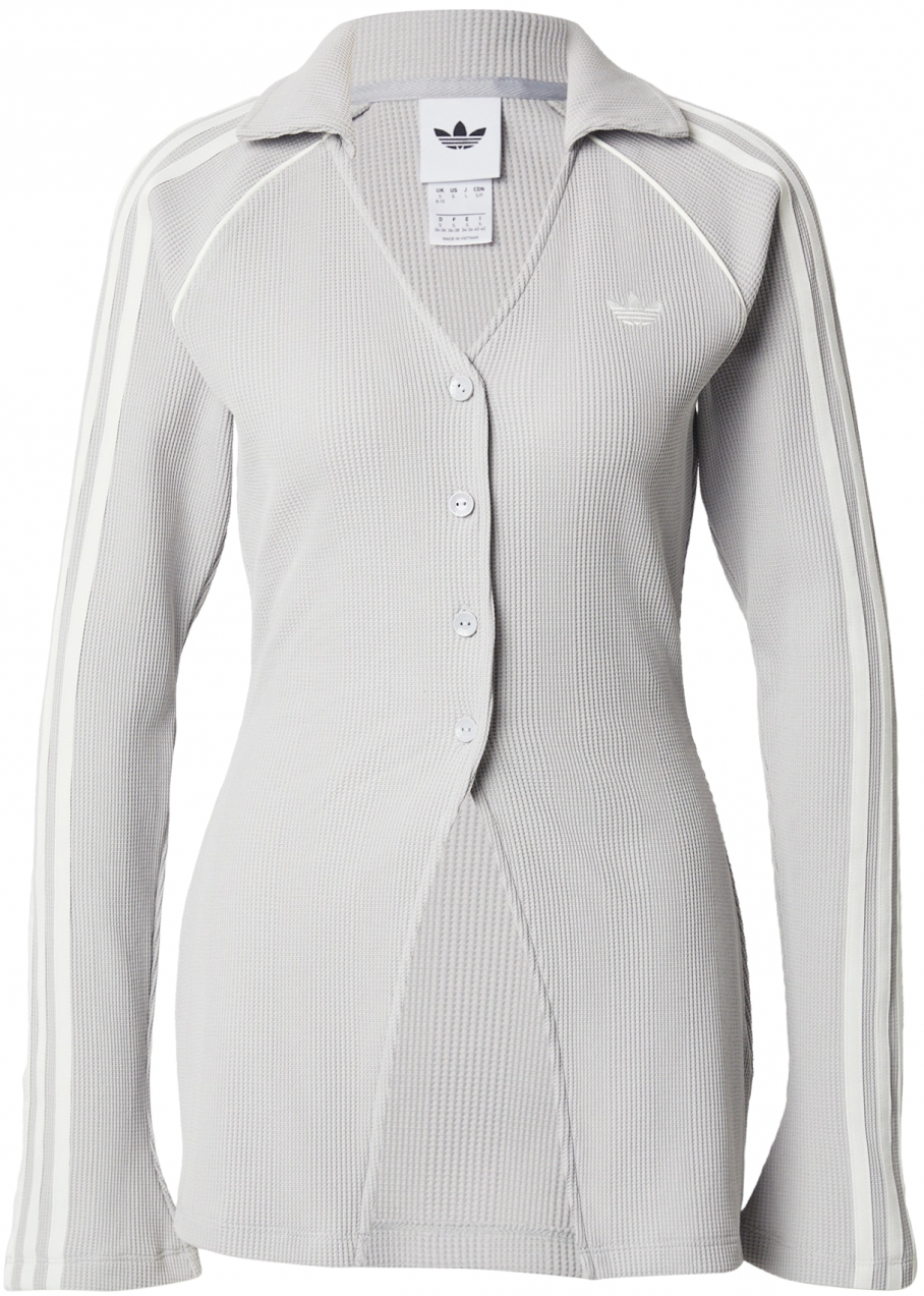 ADIDAS ORIGINALS Kardigán  sivá / biela