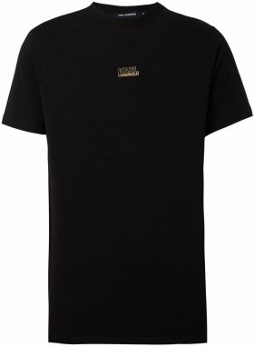 Karl Lagerfeld Tričko  pastelovo žltá / čierna