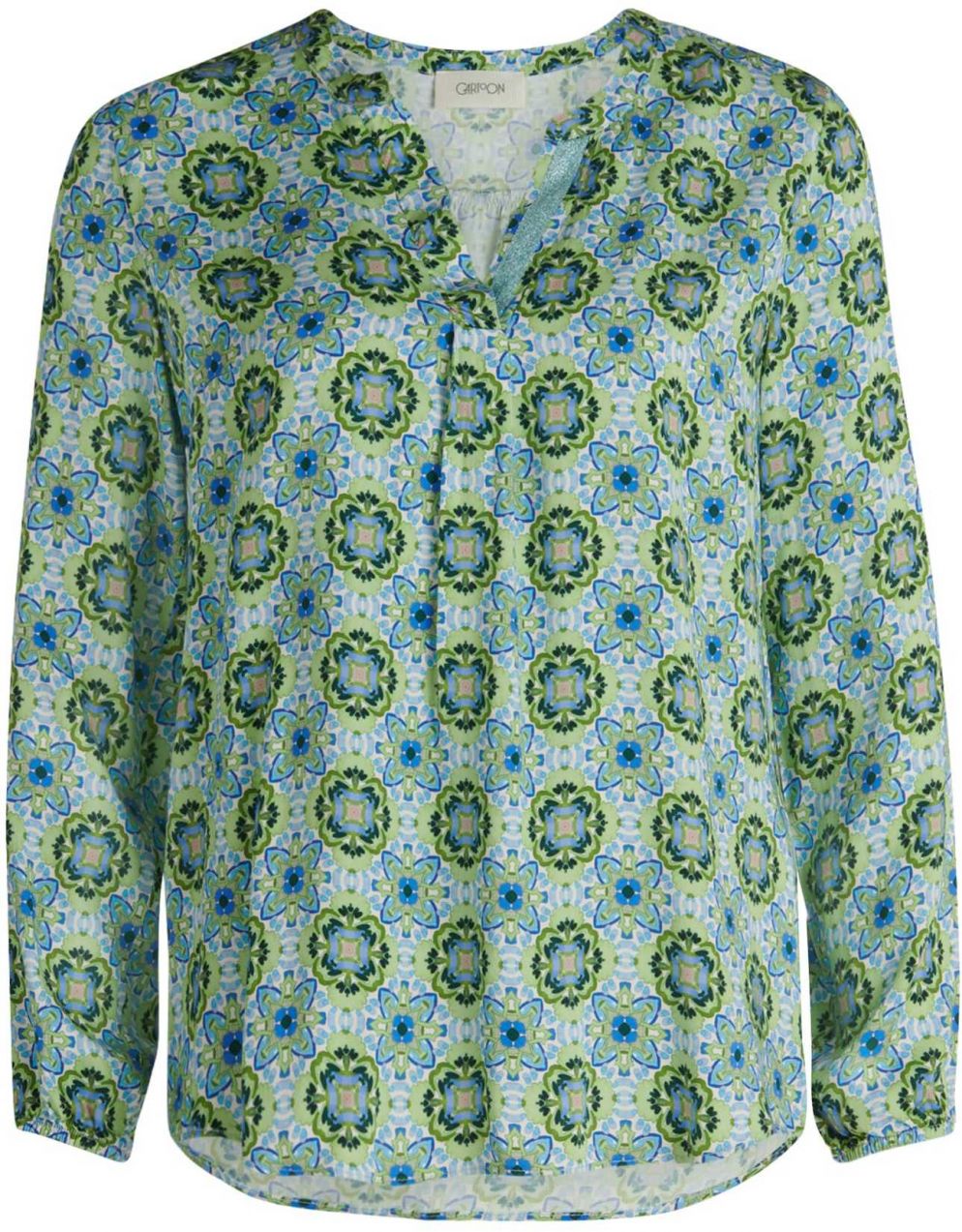 Cartoon Blúzka  svetlomodrá / svetlozelená / biela