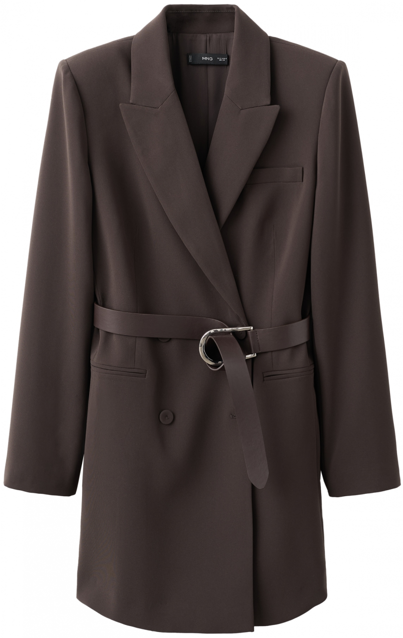 MANGO Šaty 'LOIDA'  čokoládová