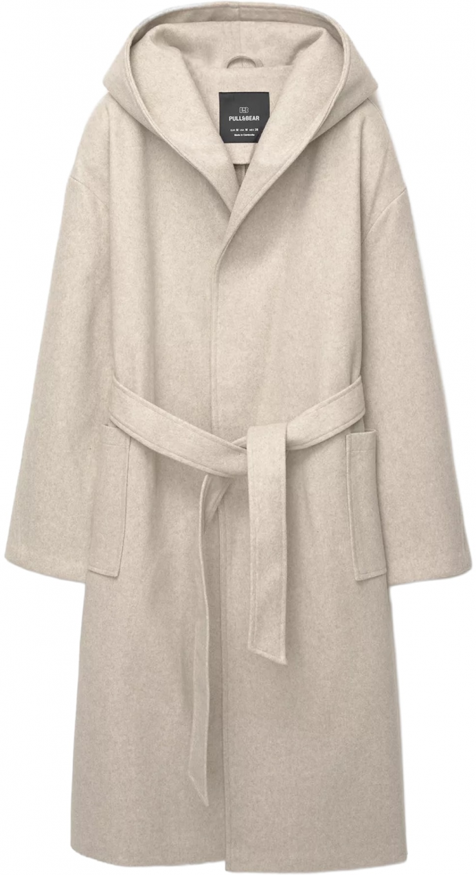 Pull&Bear Prechodný kabát  piesková