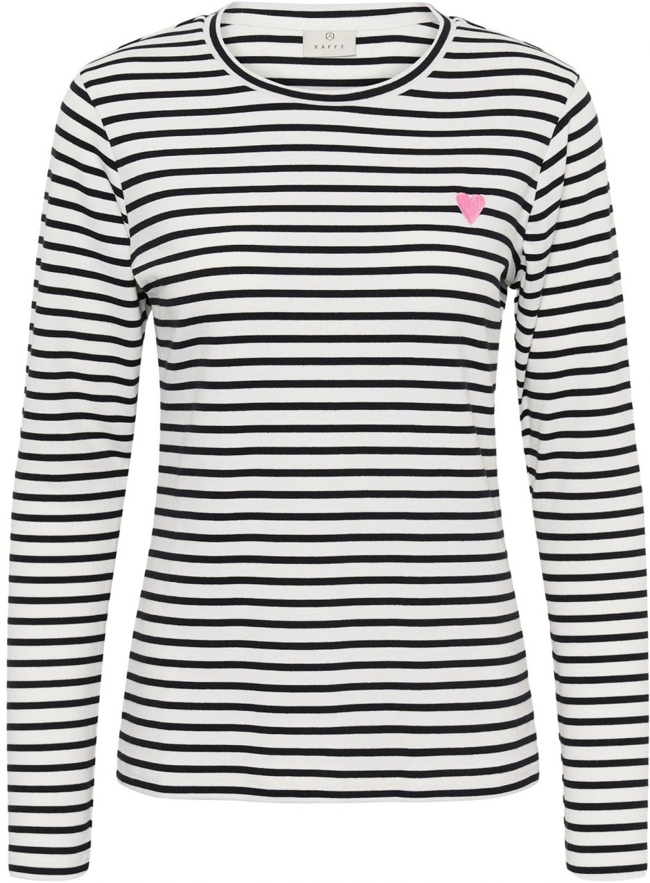 Kaffe Tričko 'KALiddy'  námornícka modrá / biela