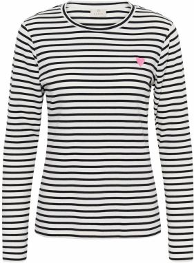 Kaffe Tričko 'KALiddy'  námornícka modrá / biela