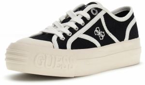 GUESS Nízke tenisky 'ISSAH'  čierna / biela
