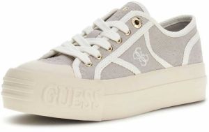 GUESS Nízke tenisky 'ISSAH'  piesková / sivá