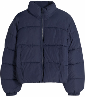 Bershka Zimná bunda  námornícka modrá