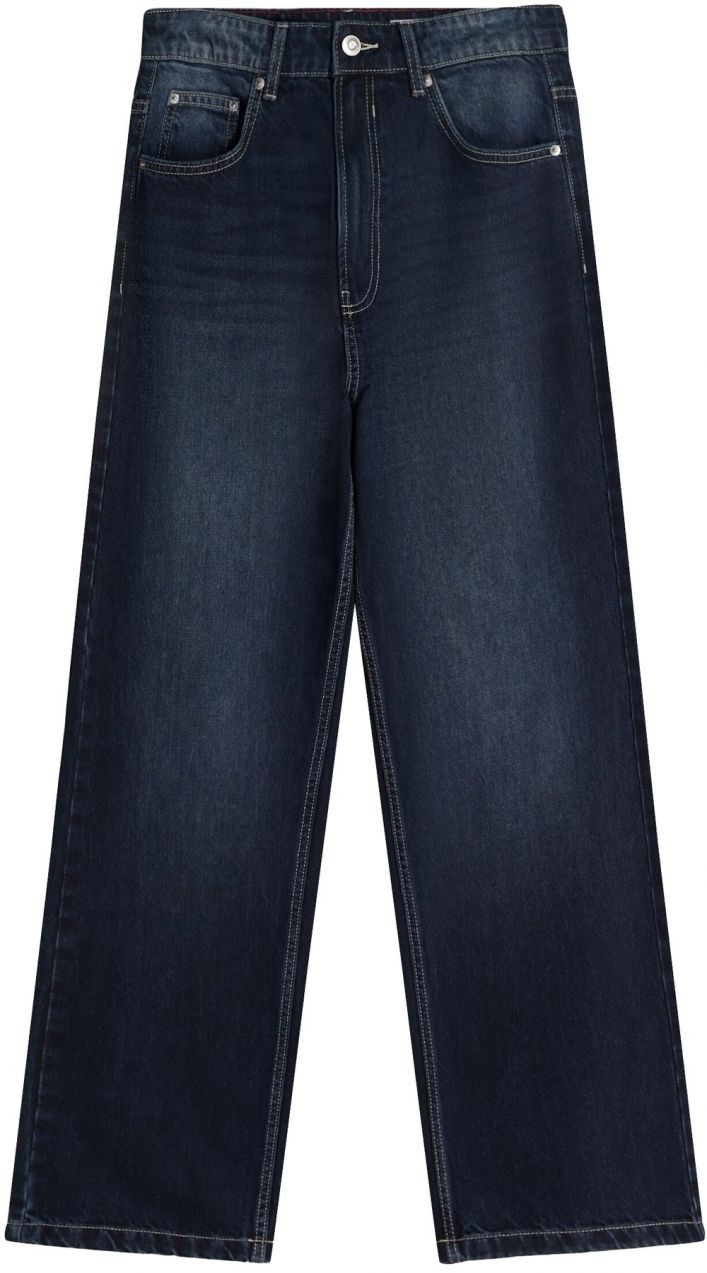 Bershka Džínsy  tmavomodrá