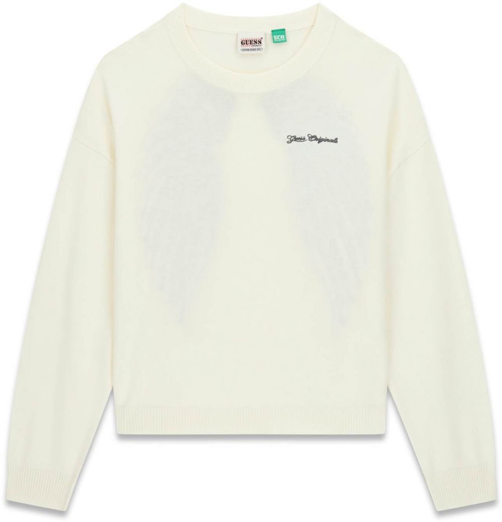 GUESS Originals Sveter 'WING'  piesková / antracitová