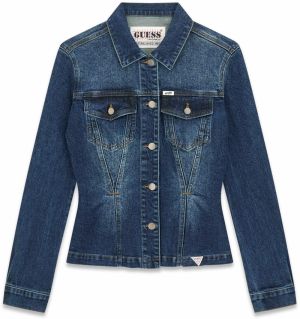 GUESS Originals Prechodná bunda  modrá denim