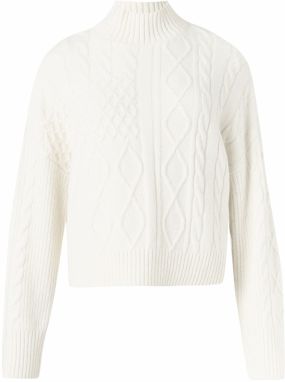 Abercrombie & Fitch Sveter  krémová