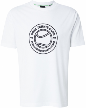 BOSS Tričko  čierna / biela