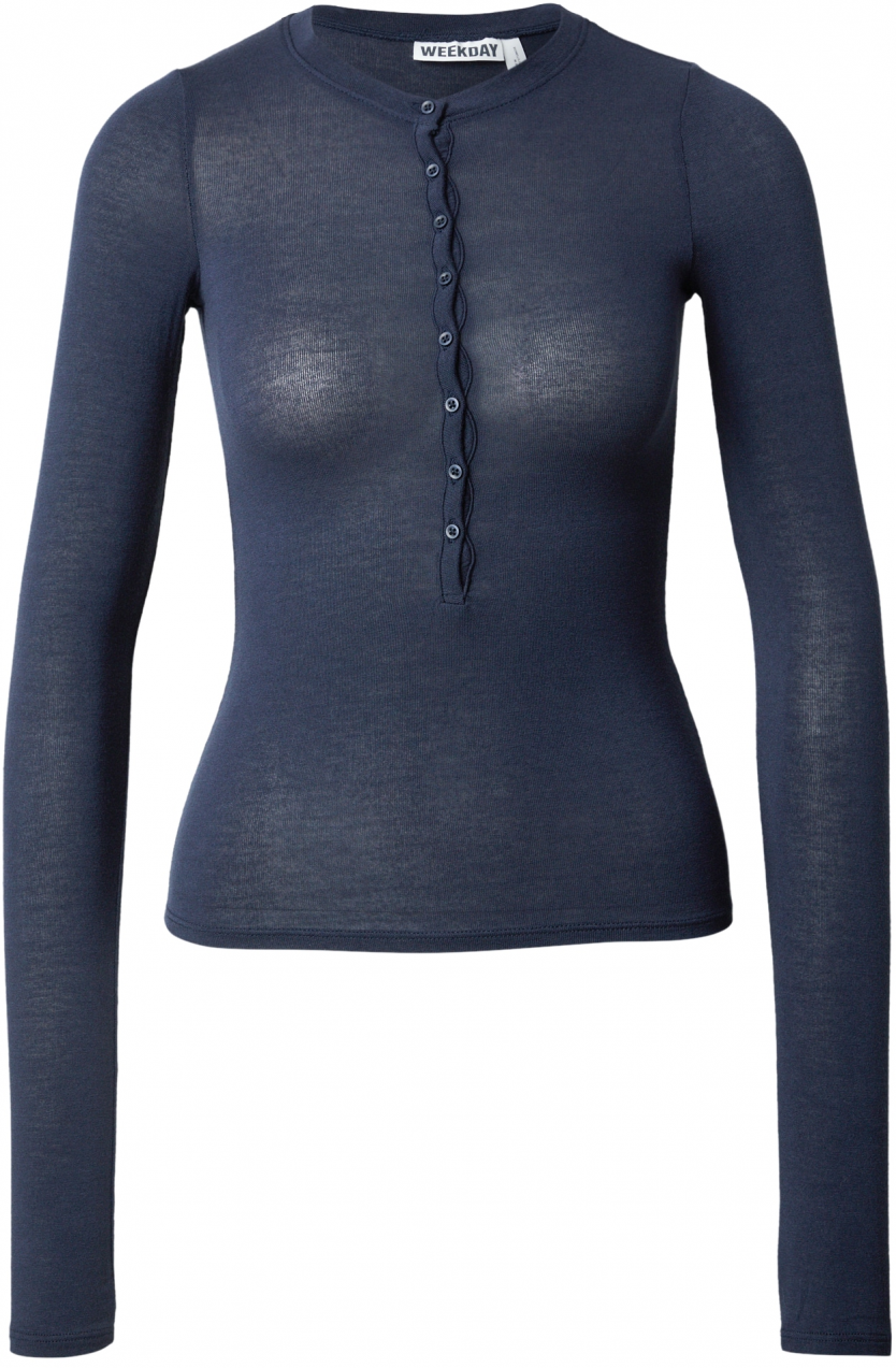 WEEKDAY Tričko  námornícka modrá