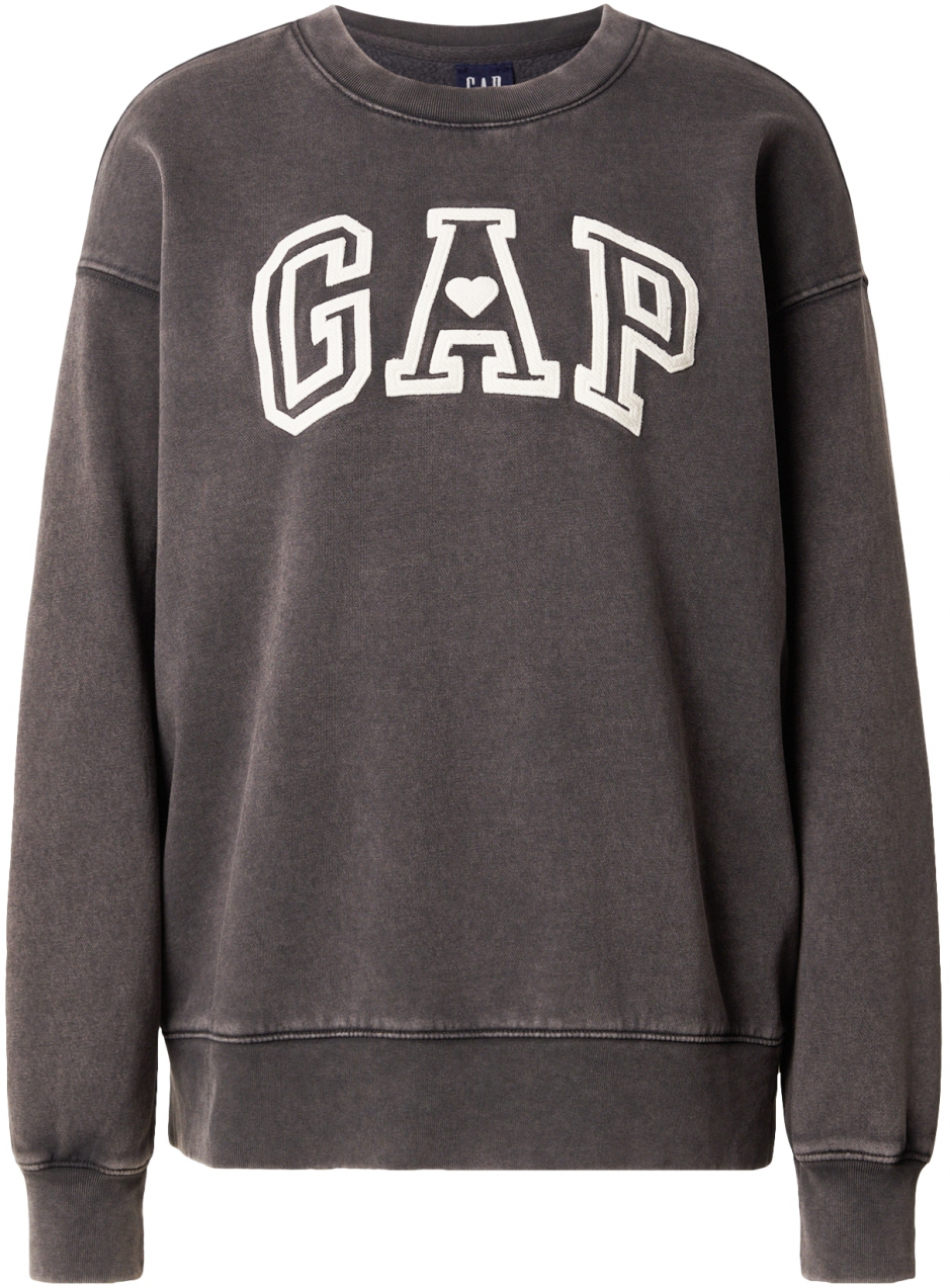 GAP Mikina 'LOVE'  čierna / biela