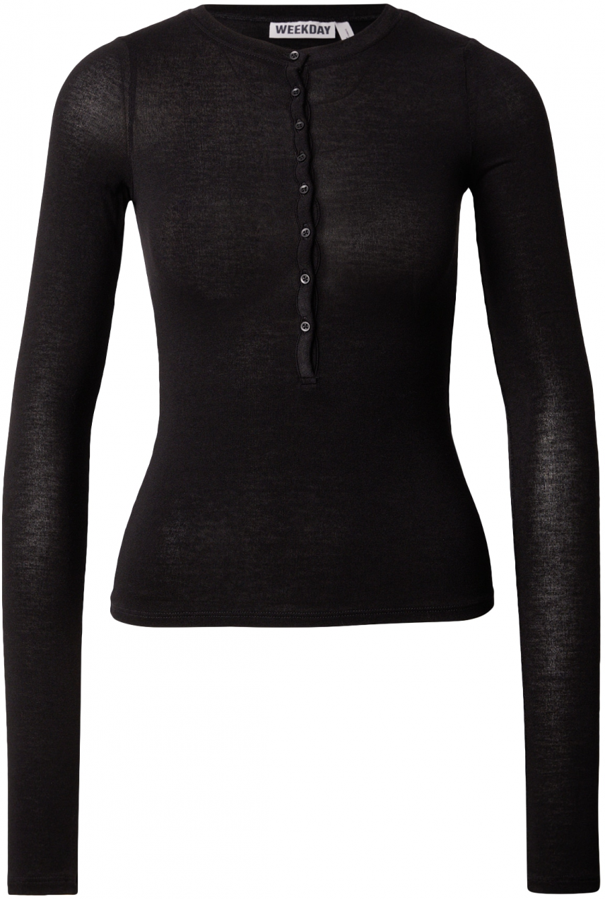 WEEKDAY Tričko  čierna