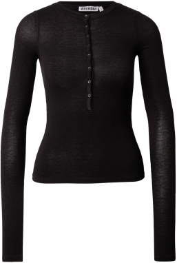 WEEKDAY Tričko  čierna