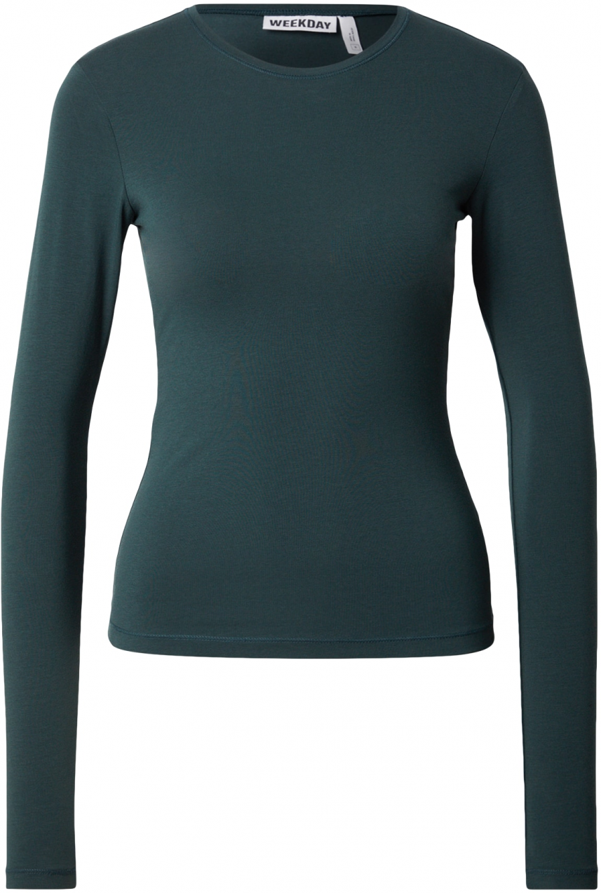WEEKDAY Tričko  tmavozelená