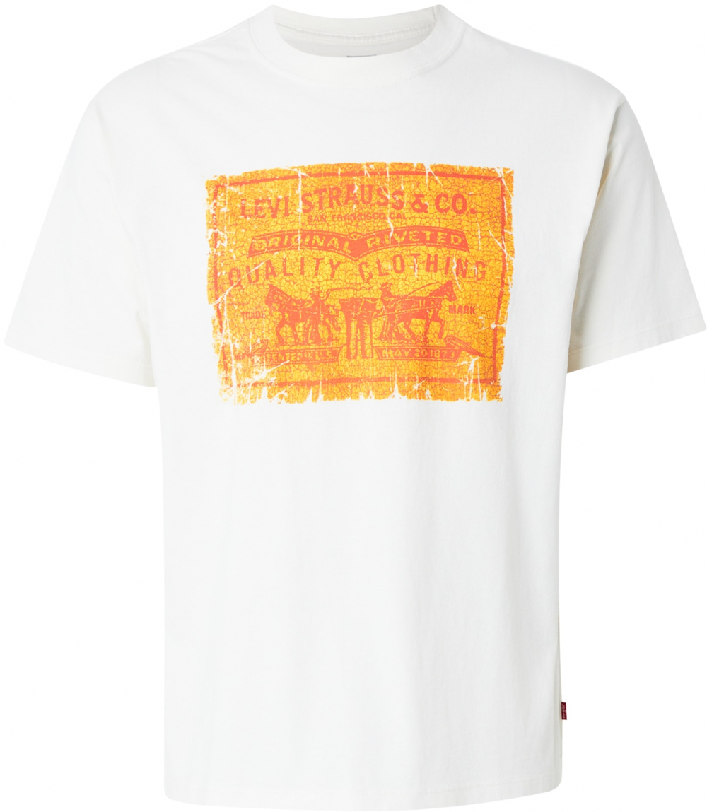 LEVI'S ® Tričko  žltá / oranžová / biela